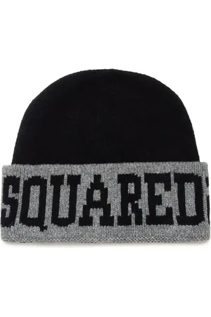 Dsquared2 Gorro con logo en intarsia