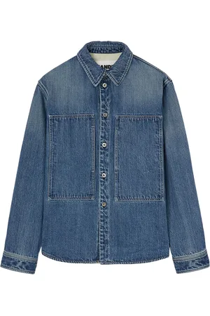Jil Sander Camisa de mezclilla con bolsillos decorativos