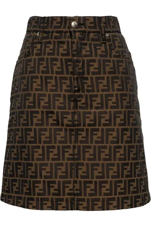 Fendi Falda con motivo Zucca 1990-2000
