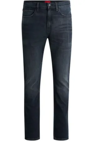 HUGO BOSS Jeans slim con efecto descolorido