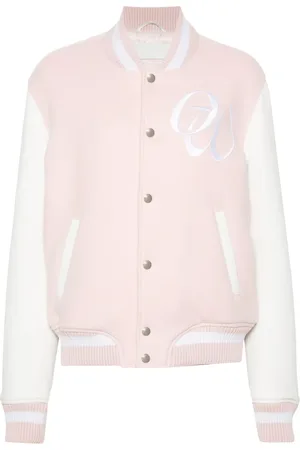 OFF-WHITE Chamarra universitaria Script Type
