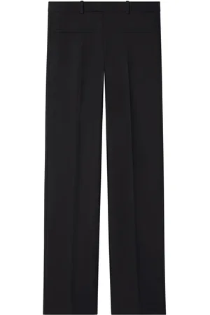 Courrèges Pantalones rectos de sarga