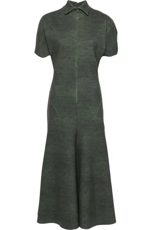 Serafini Vestido midi con estampado abstracto