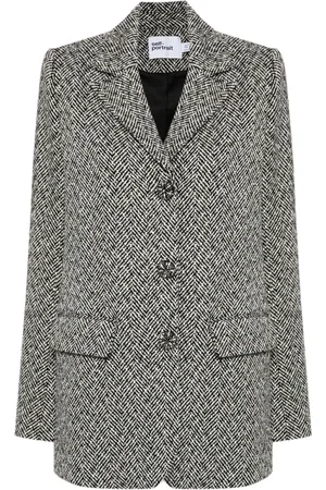 Self-Portrait Blazer con motivo de espiga