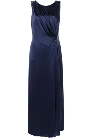 Giorgio Armani Vestido largo con detalles de strass
