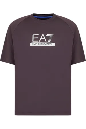 EA7 Playera con logo estampado