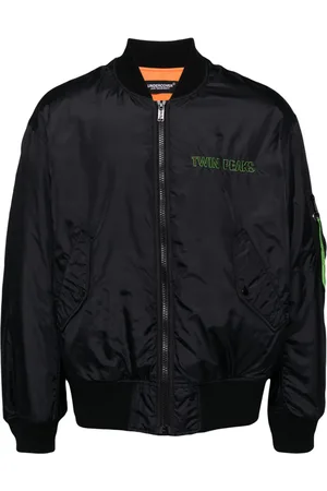 UNDERCOVER Chamarra bomber con estampado Twin Peaks