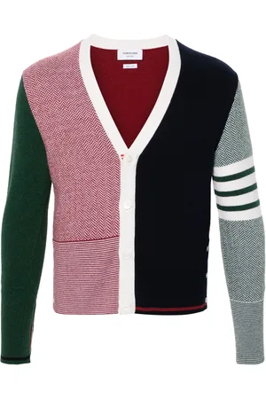 Thom Browne Cárdigan con diseño color block
