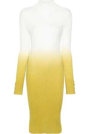 Liu Jo Vestido midi tejido con efecto sombreado