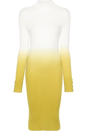 Liu Jo Vestido midi tejido con efecto sombreado