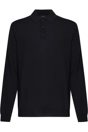 ZANONE Playera tipo polo con manga larga