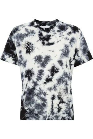 Des Phemmes Playera con estampado tie dye