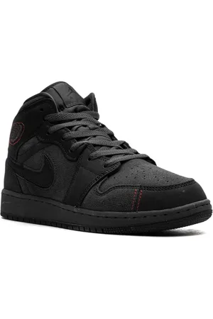 Jordan Tenis Air Jordan 1 Mid Black Suede
