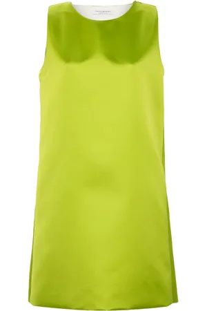 Serafini Vestido corto con satén duchess