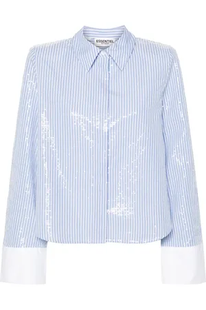 Essentiel Antwerp Camisa bordada con lentejuelas