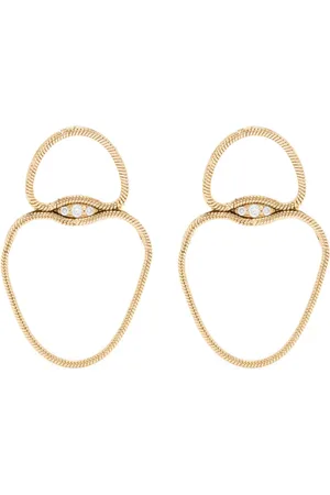 Fernando Jorge 18kt yellow gold Fluid Diamonds earrings