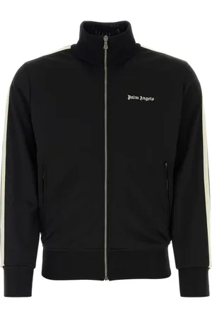 Palm Angels Chamarra biker con logo bordado