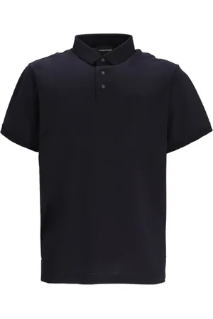 Emporio Armani Playera tipo polo con cierre