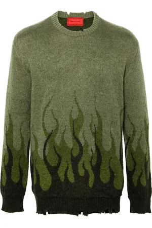 Vision Of Super Suéter con llamas en jacquard