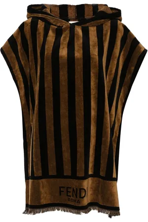 Fendi Poncho con rayas Pequin