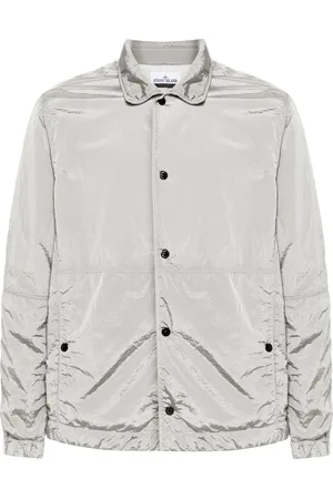 Stone Island Chamarra con logo bordado