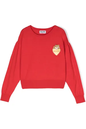 Moschino Suéter con aplique Teddy Bear