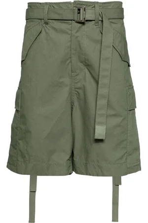 SACAI Shorts con cinturón