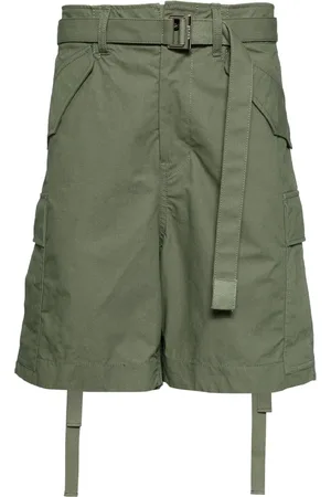 SACAI Shorts con cinturón