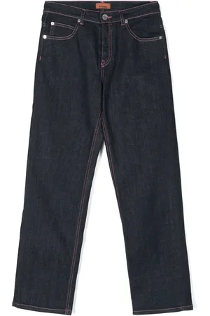 Missoni Jeans con bordado en zigzag