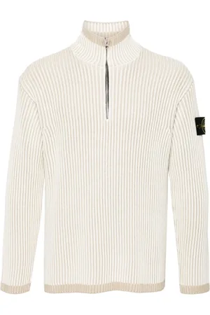 Stone Island Suéter de canalé Vanisé