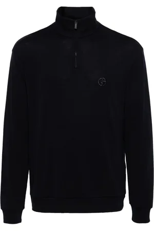 Giorgio Armani Suéter con logo bordado
