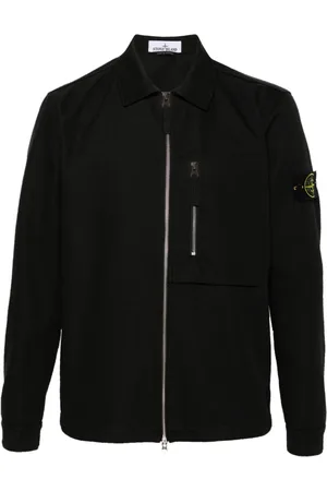 Stone Island Sobrecamisa con distintivo Compass