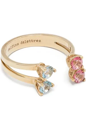 DELFINA DELETTREZ 18kt yellow gold Dots ring