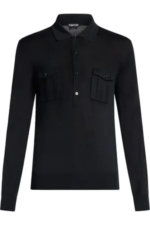 Tom Ford Playera tipo polo de tejido jersey