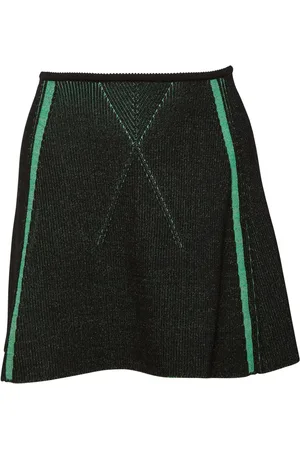 FLEUR DU MAL Falda corta tejida de canalé