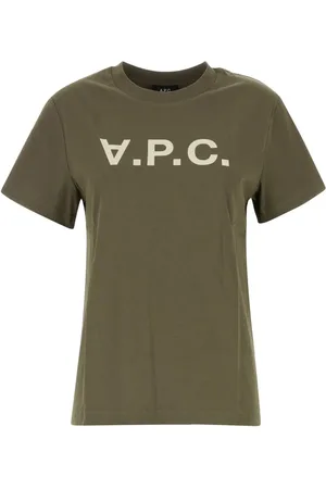 A.P.C. Playera con logo estampado