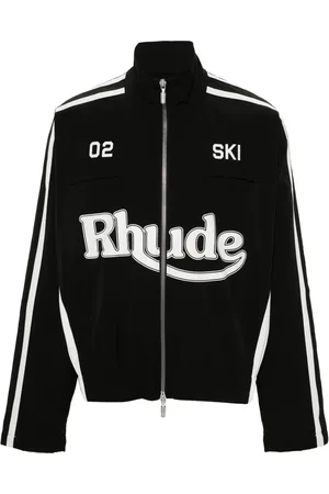 Rhude Chamarra con logo estampado