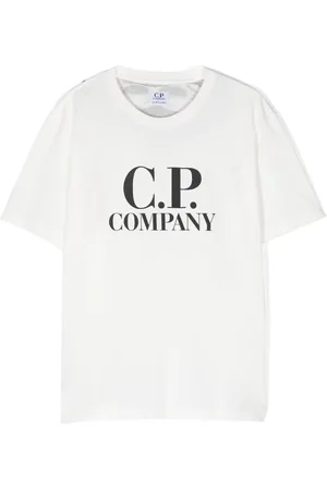 C.P. Company Playera con logo estampado