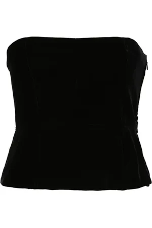 Tom Ford Corset strapless de terciopelo