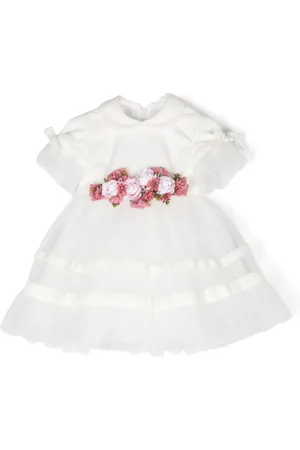 COLORICHIARI Vestido con aplique floral