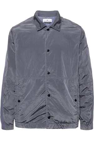 Stone Island Chamarra con logo bordado