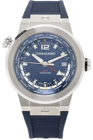 Salvatore Ferragamo Reloj F-80 WorldTime de 43mm