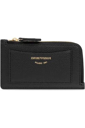 Emporio Armani Cartera con logo en relieve