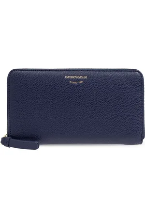 Emporio Armani Cartera con logo en relieve