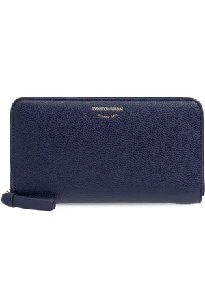 Emporio Armani Cartera con logo en relieve