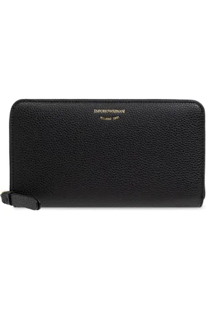 Emporio Armani Cartera con logo en relieve