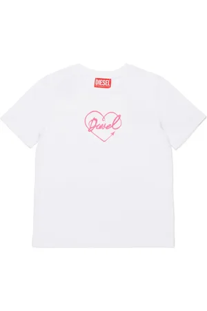 Diesel Playera con corazón estampado