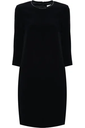 PESERICO SIGN Vestido midi con detalle de mostacillas