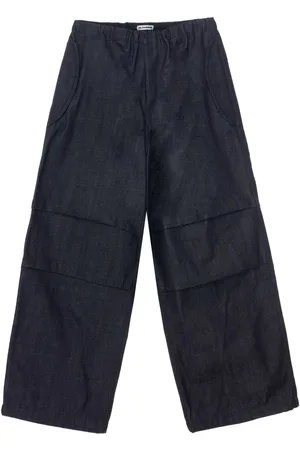 Jil Sander Pantalones de mezclilla con diseño elástico