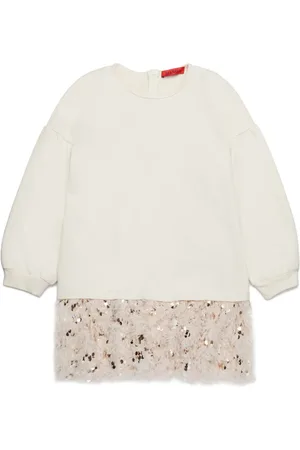 MAX&Co. Kids Vestido corto con detalles de lentejuelas